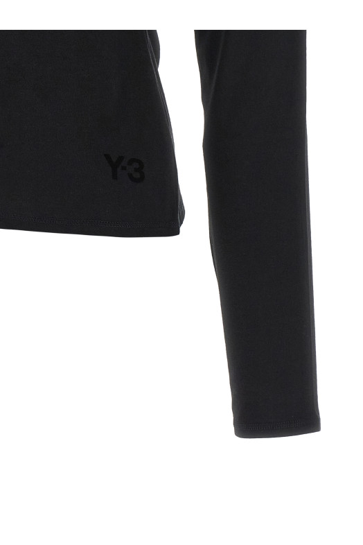 Asymmetric T-shirt Black