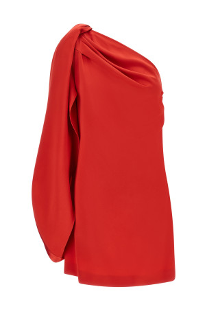 One-shoulder dress  Red