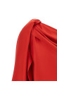 Платье с одним плечом  Красное STELLA MCCARTNEY 6A07063FU3026453