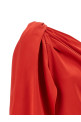 Платье с одним плечом  Красное STELLA MCCARTNEY 6A07063FU3026453