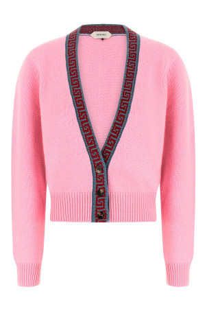Wool and cashmere cardigan Pink