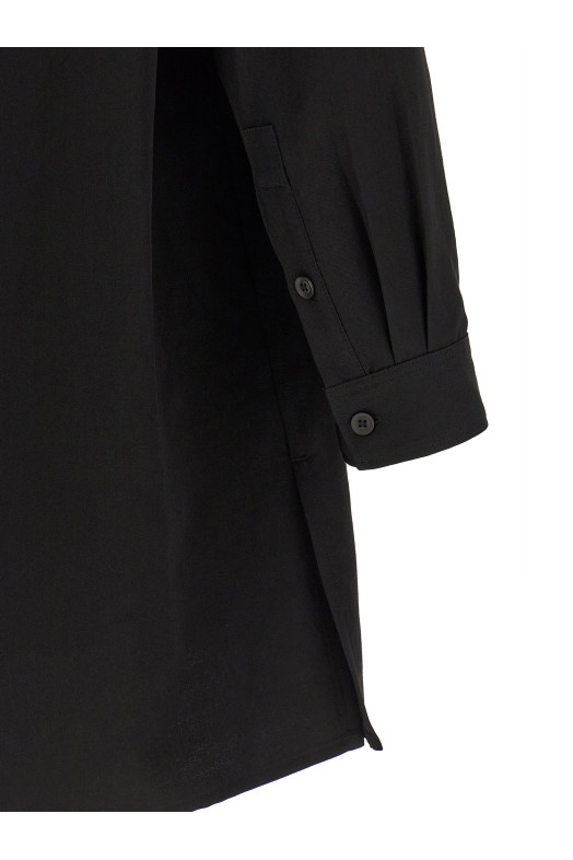 'China Button' shirt Black