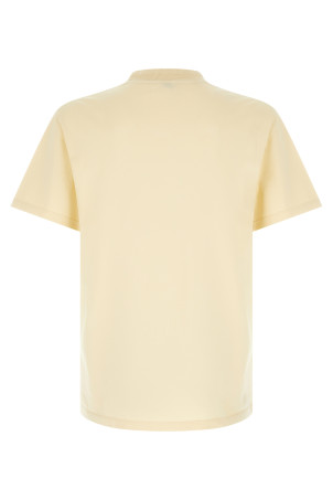 'Anagram' logo embroidery t-shirt Beige