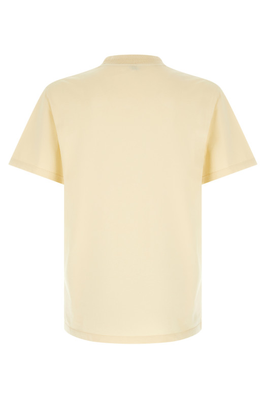 'Anagram' logo embroidery t-shirt Beige