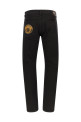 Medusa embroidery jeans Black
