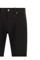 Medusa embroidery jeans Black