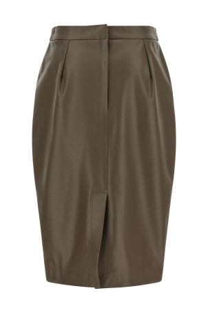 High waist skirt Brown
