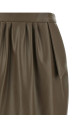 High waist skirt Brown