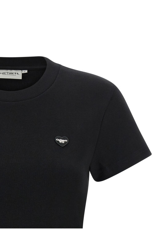 'Small Heart' T-shirt Black