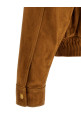 Коричневая замшевая куртка VERSACE 10253901A183801NN90