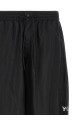 Rough-edged joggers Black