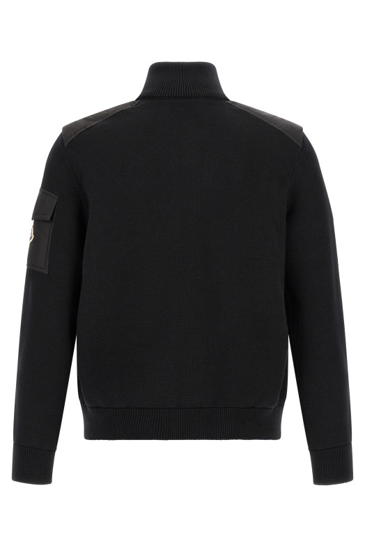 Кардиган Moncler «Padded Wool Zip-Up»  Черный L20919B00003M1131999