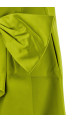 Платье с большим бантом, зелёное SELF PORTRAIT AW26008SGGREEN