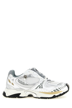 'Icaro' mesh and leather fabric sneakers Multicolor