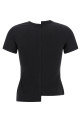Asymmetric T-shirt Black