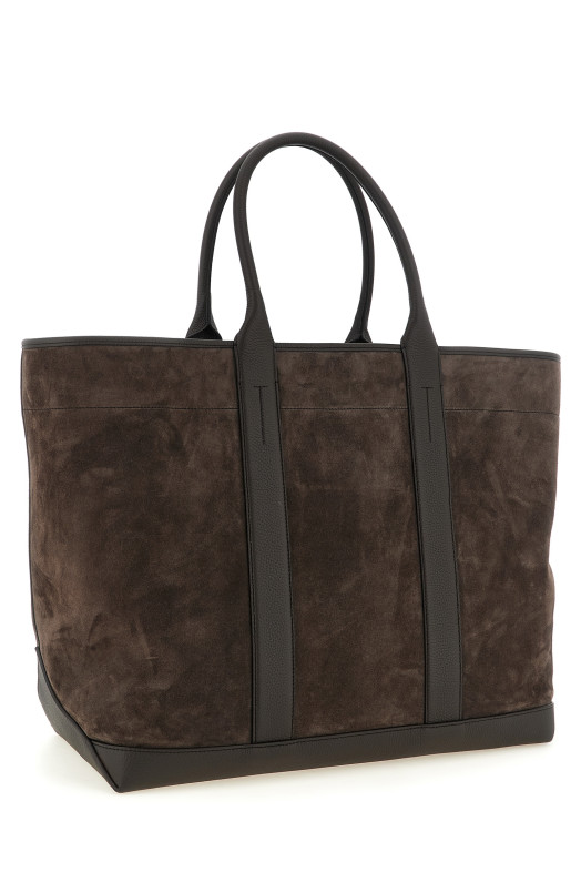 Сумка для покупок из замши  Коричневая TOM FORD H0767LCL613YECK