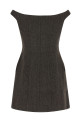 Платье с вырезом «Бардо» коричневого цвета SELF PORTRAIT AW26076SBRBROWN