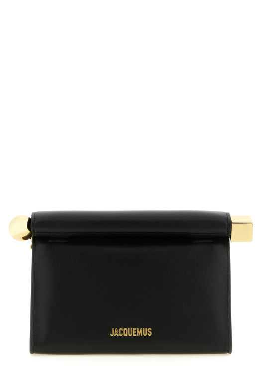 Rond Carré clutch bag Black