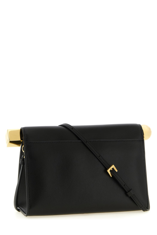 Rond Carré clutch bag Black