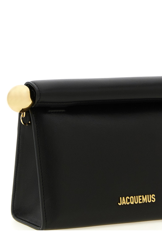 Rond Carré clutch bag Black