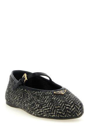 Mary Jane whale with logo Black-grey