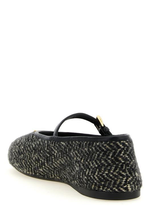 Mary Jane whale with logo Black-grey