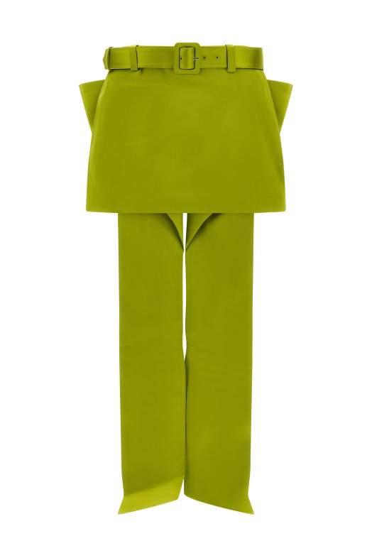 Maxi bow skirt Green