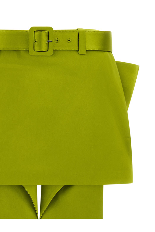 Maxi bow skirt Green