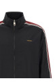 Craquelé-effect blouson Black