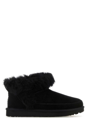 Black suede Ultra Mini ankle boots Black UGG (1173832)