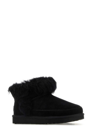 Black suede Ultra Mini ankle boots Black UGG (1173832)