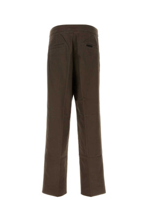 Chocolate cotton wide-leg pant Brown FEAR OF GOD ESSENTIAL (130SP268523F)