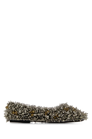 Embellished fabric ballerinas DRIES VAN NOTEN (252011746831)