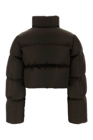 Brown Re-Nylon down jacket PRADA (29D056SOOO1WQ8)