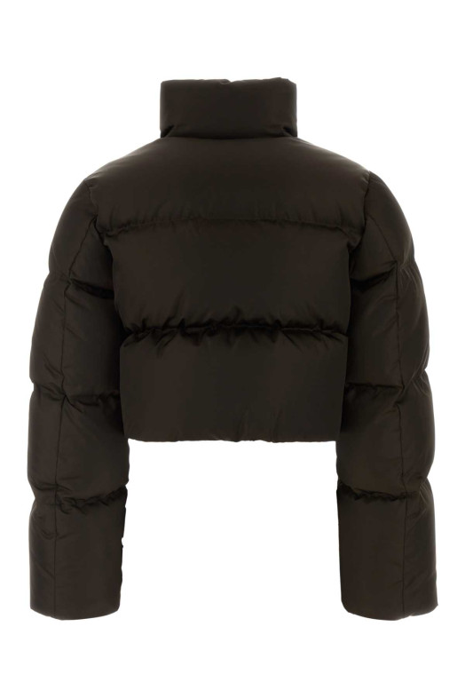Brown Re-Nylon down jacket PRADA (29D056SOOO1WQ8)