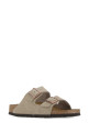 Sand leather Arizona slippers Gray BIRKENSTOCK (951303)
