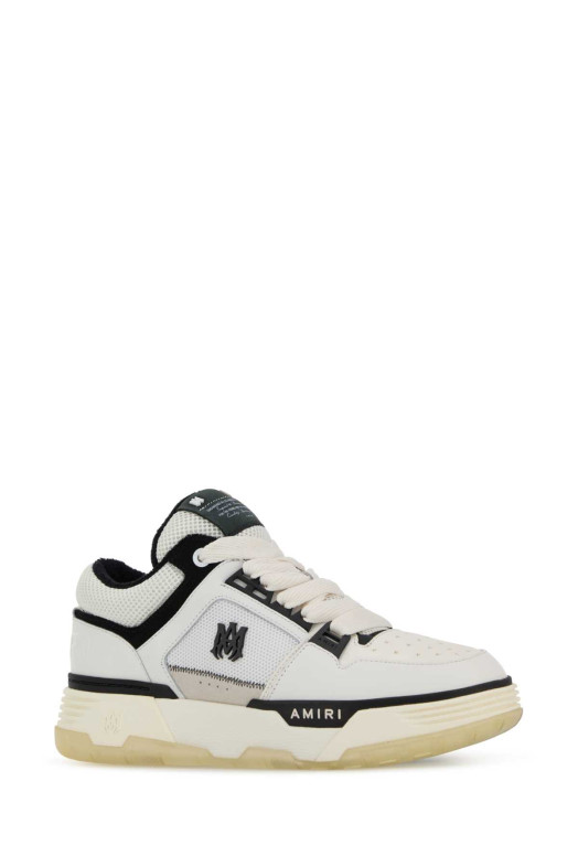 Two-tone mesh and leather MA-1 sneakers White/Black AMIRI (AMFOSR1048)