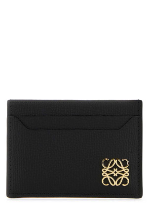 Black leather card holder Black LOEWE (C821075X09)