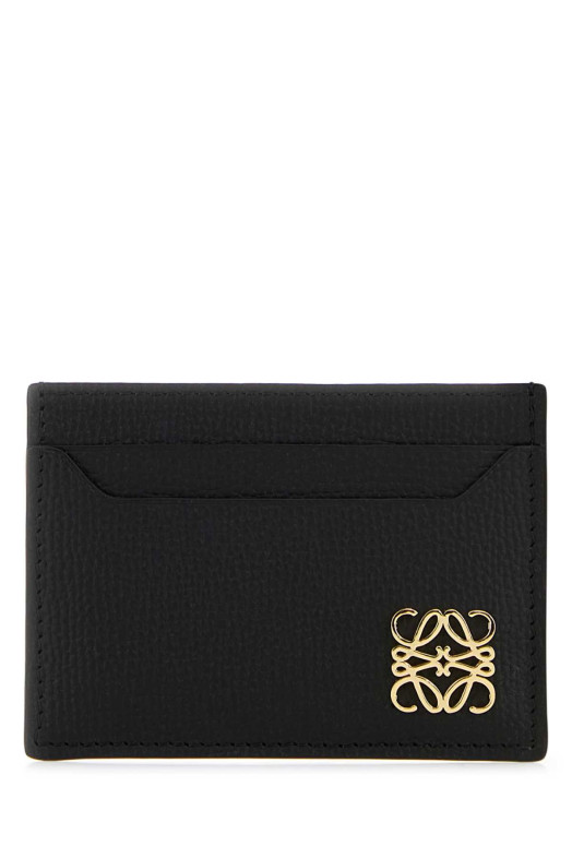 Black leather card holder Black LOEWE (C821075X09)