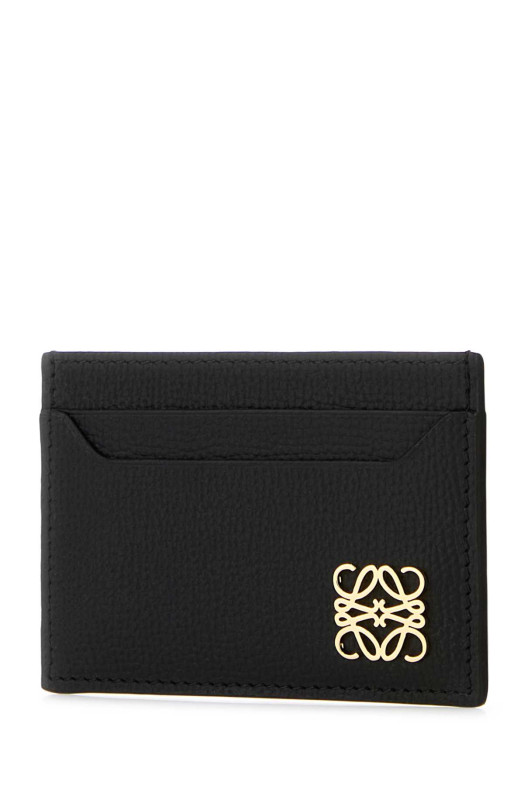 Black leather card holder Black LOEWE (C821075X09)
