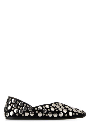 Embellished suede Jane ballerinas Multicolor KHAITE (F4059970L970)