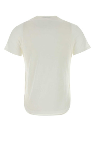 White cotton t-shirt FENDI (FS9805B19V)