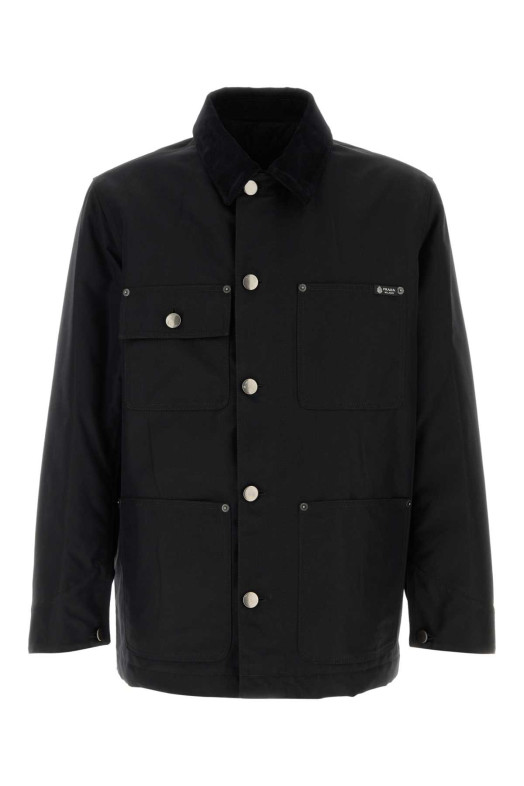 Black canvas jacket PRADA (GEB330SOOO6287)