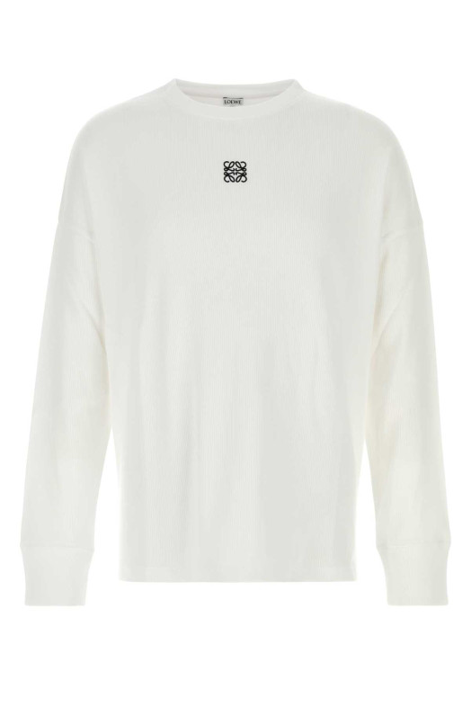 Белая хлопковая футболка LOEWE (H526Y22XAY)