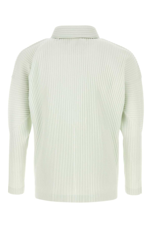 Мужская поло из полиэстера мятно-зеленого цвета PLISSE' ISSEY MIYAKE (HP66JK052) HOMME PLISSE' ISSEY MIYAKE