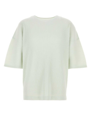 Mint green polyester t-shirt HOMME PLISSE' ISSEY MIYAKE (HP66JK053)