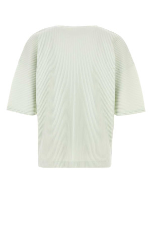 Mint green polyester t-shirt HOMME PLISSE' ISSEY MIYAKE (HP66JK053)