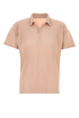 Pink polyester polo shirt HOMME PLISSE' ISSEY MIYAKE (HP66JM132)