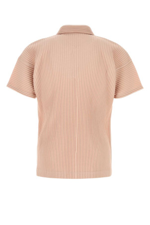 Pink polyester polo shirt HOMME PLISSE' ISSEY MIYAKE (HP66JM132)