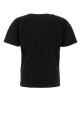 Black polyester t-shirt HOMME PLISSE' ISSEY MIYAKE (HP67JK520)